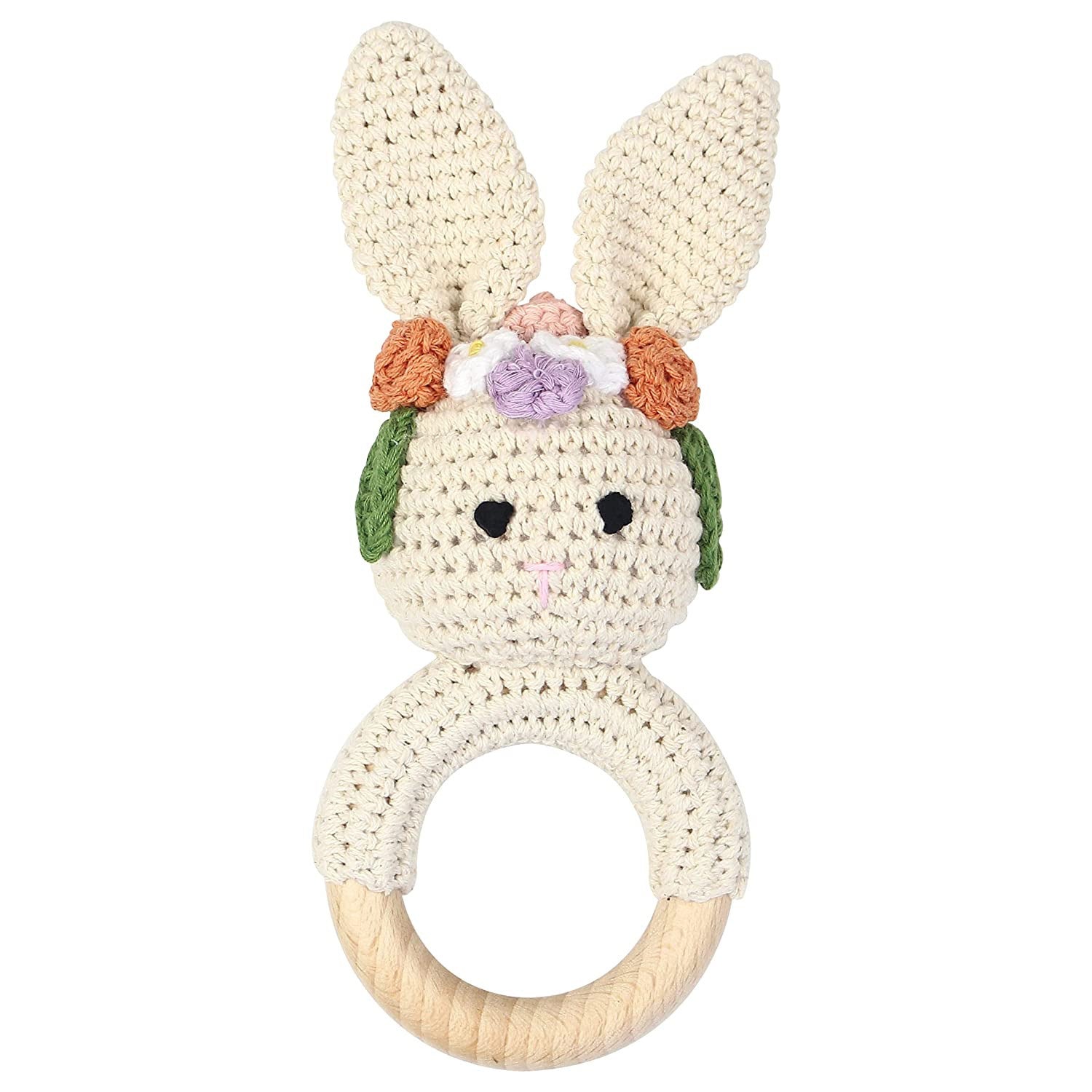 Carving Name Baby Soothing Bell Newborn Gift Bath Gift Knitted Cartoon Doll