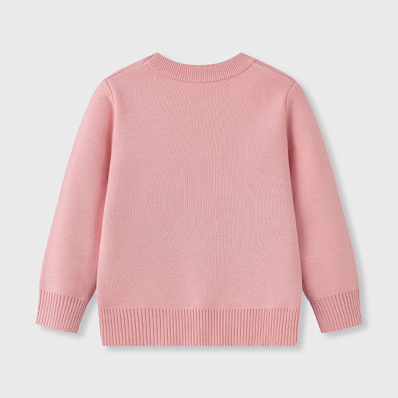 Christmas Cute Cartoon Snowman Girl Undercover Baby Hoodie Knitted Shirt