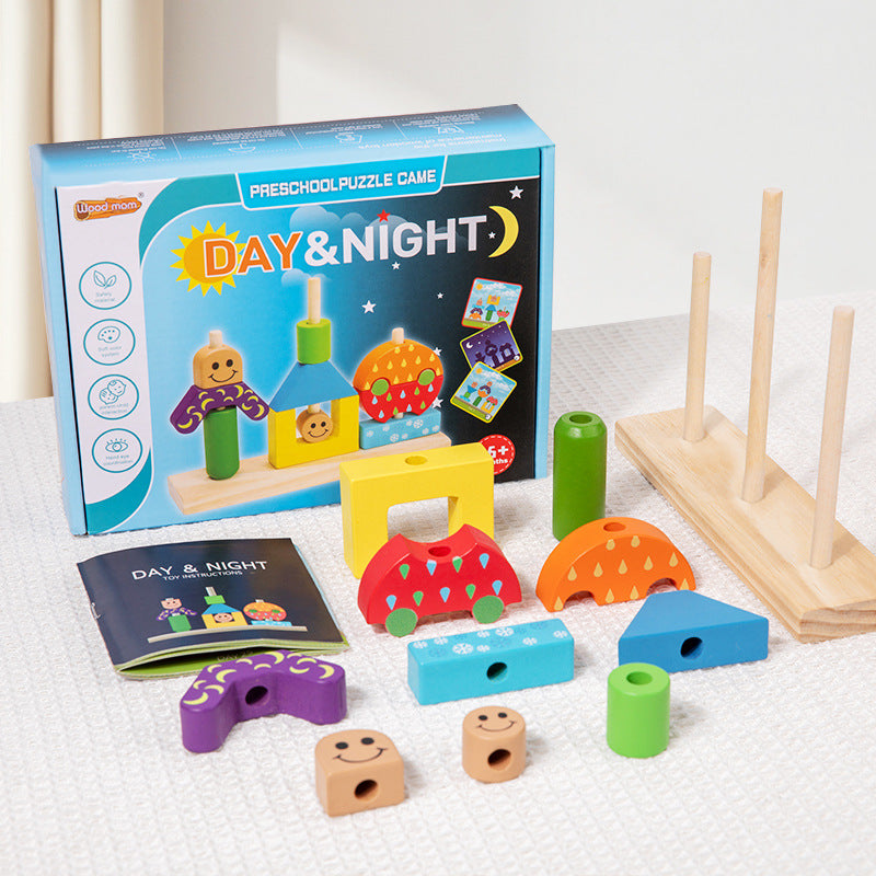 Creative building blocks, children's puzzle board games, kindergarten enlightenment, early education, puzzle toys, gifts