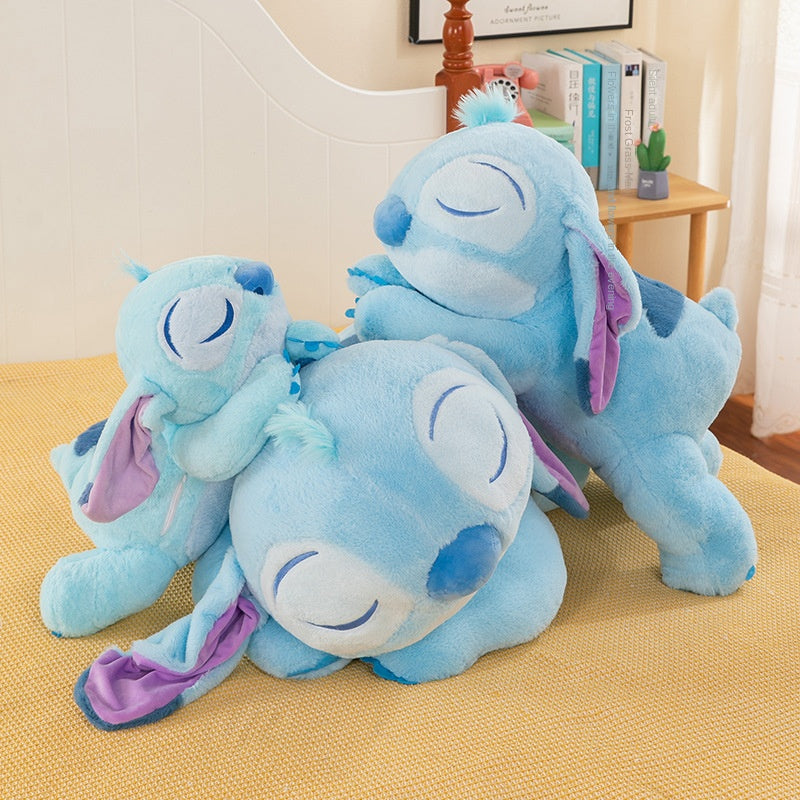 Cute Cartoon Stitch Plush Pillow Doll for Girls' Birthday Gifts and Event Presents