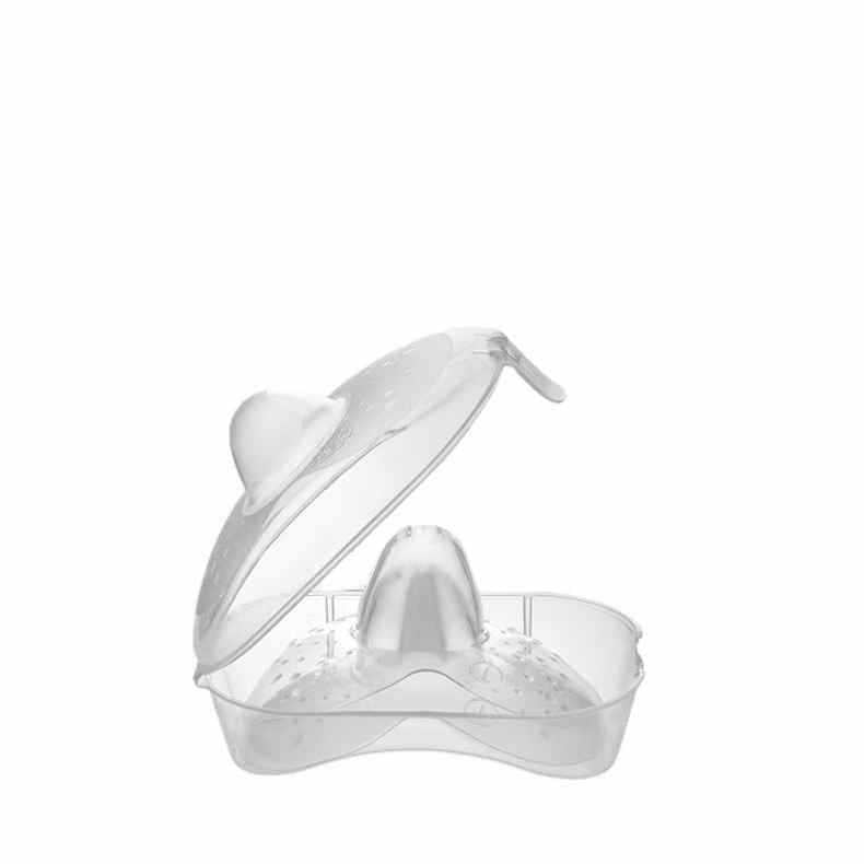 Soft Silicone Breast Shield for Nursing, Anti-Colic, Anti-Bite, Single-Layer Protective Nipple Cover