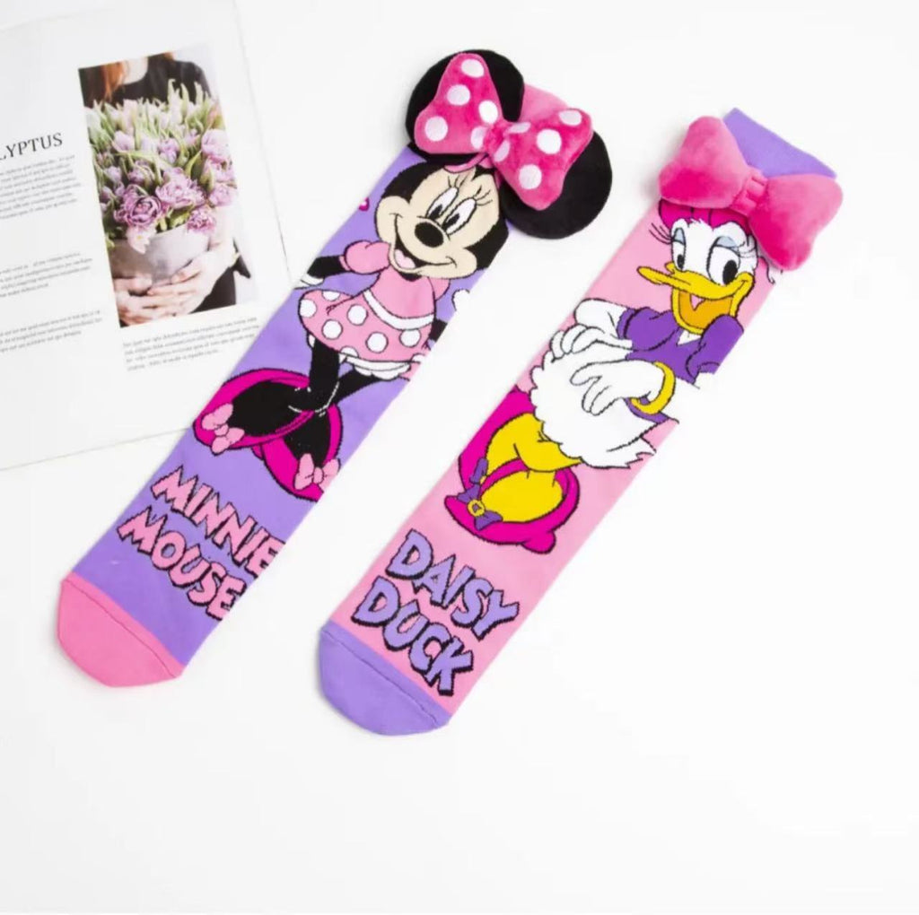 Children's jewelry socks cartoon bow girl princess socks