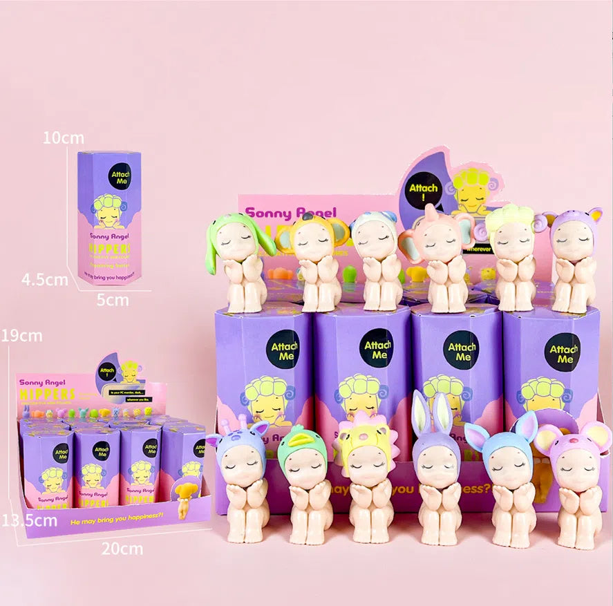 Party Angel Cheek Blind Box Car Ornament Mobile phone Decoration Handmade Anime Doll Finished End Box