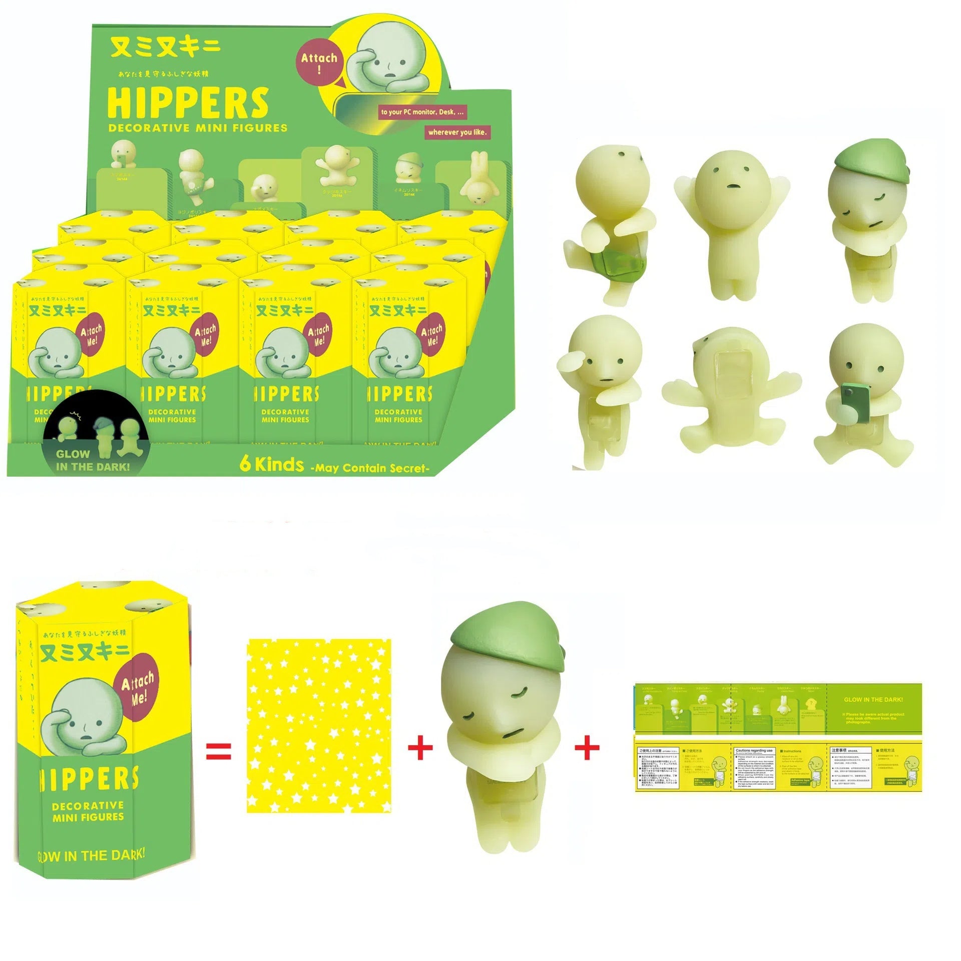 Party Angel Cheek Blind Box Car Ornament Mobile phone Decoration Handmade Anime Doll Finished End Box