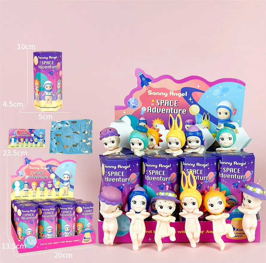 Party Angel Cheek Blind Box Car Ornament Mobile phone Decoration Handmade Anime Doll Finished End Box