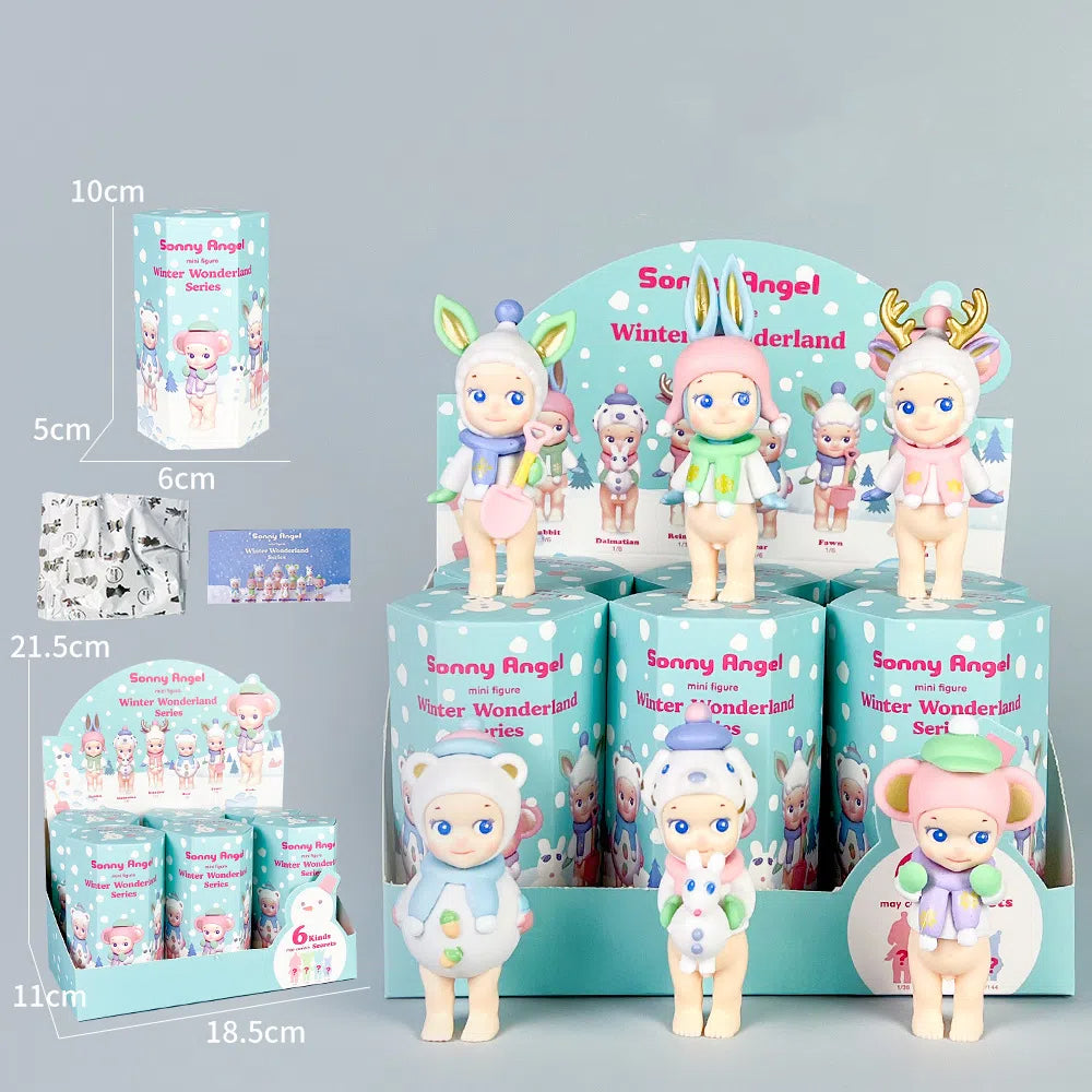 Party Angel Cheek Blind Box Car Ornament Mobile phone Decoration Handmade Anime Doll Finished End Box
