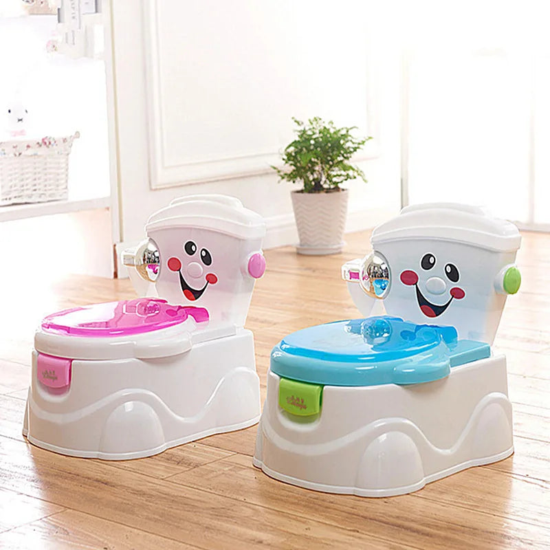 Portable Baby Potty Baby Toilet Cartoon Cars Potty Child Potty Training Girls Boy Potty Chair Toilet Seat Children's Pot Kids WC