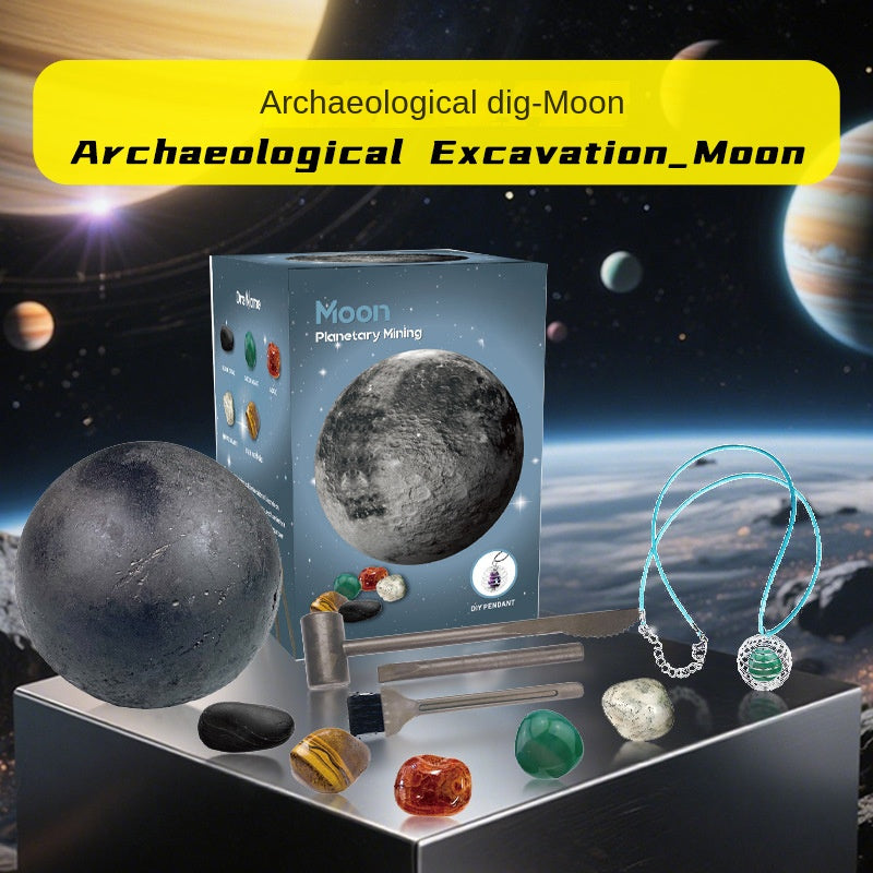Solar System Nine Planets Children's Archaeological Excavation Toy Planet Gemstone Digging Treasure Hunt